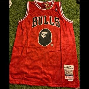 100% AUTHENTIC BAPE/BULLS COLLAB JERSEY